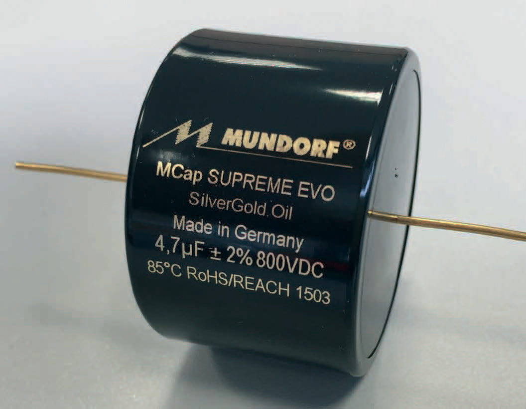 Mundorf M-Cap Supreme EVO Silber/Gold/Oil 4,7 uF - 800 VDC