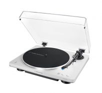 Audio Technica AT-LP70XBT  Vollautomatischer, kabelloser Plattenspieler mit Riemenantrieb weiß