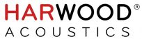 Harwood Acoustics Logo auf Alu in Farbe - selbstklebend (Paar) 
