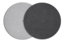 Pro-Ject Leather Mat, leather platter mat grey