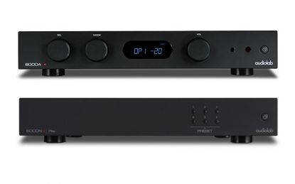 SET! Audiolab 6000A Amplifier and Audiolab 6000A Play Streamer black