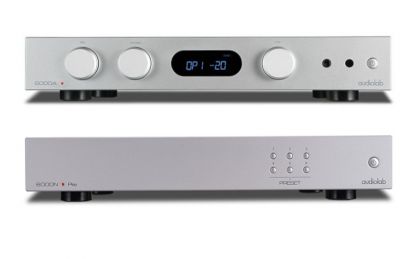 SET! Audiolab 6000A Amplifier and Audiolab 6000A Play Streamer silver