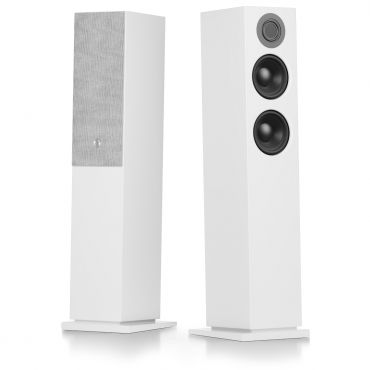 Audio Pro A48 Wireless Multiroom-Stand-Lautsprecher, Paar weiß