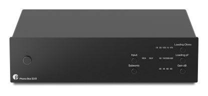 Pro-Ject Phono Box S3 B MM/MC Symmetrischer audiophiler Phono-Vorverstärker schwarz