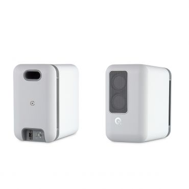 Q-Acoustics Q Active 200 Kompakt-Lautsprecher Paar, inkl. Active Steuereinheit, Google Chromecast Version, ohne Ständer weiß